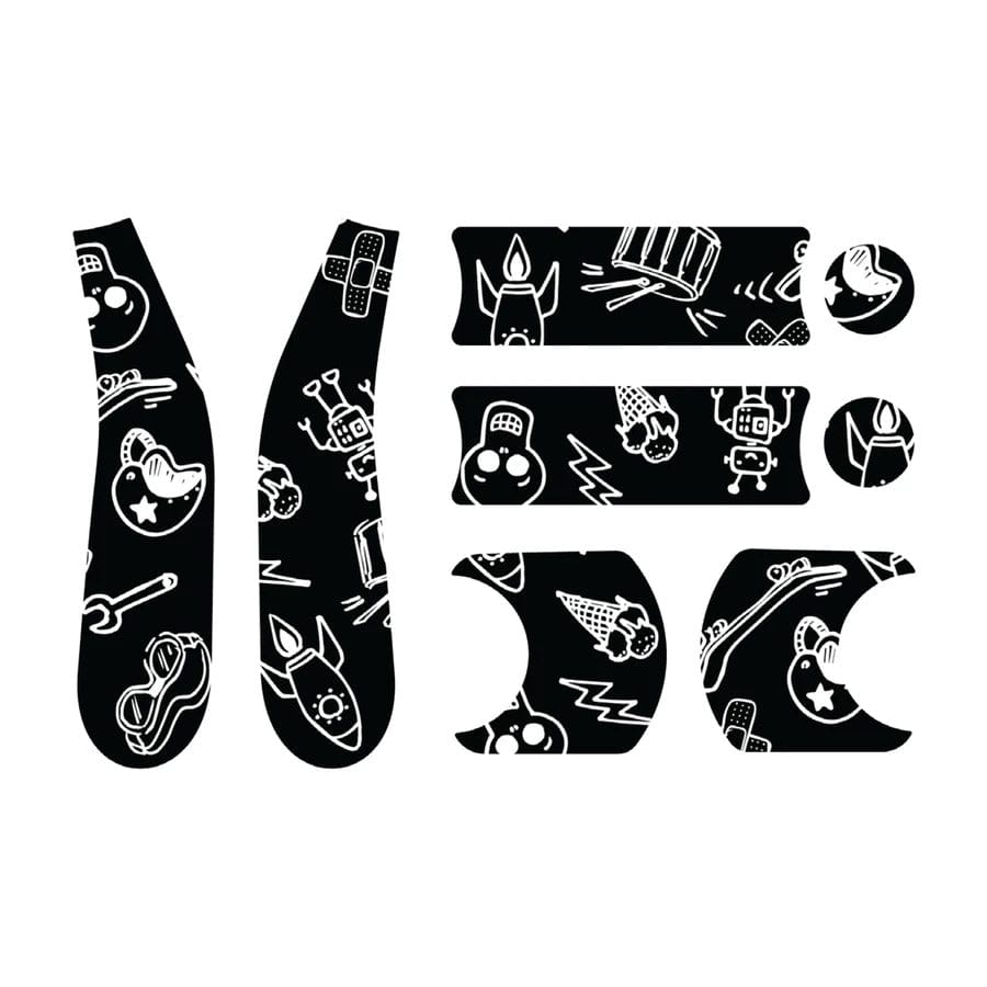 Doona Liki Sticker Set - Black & White Cool Sketch - SP555-99-022-000
