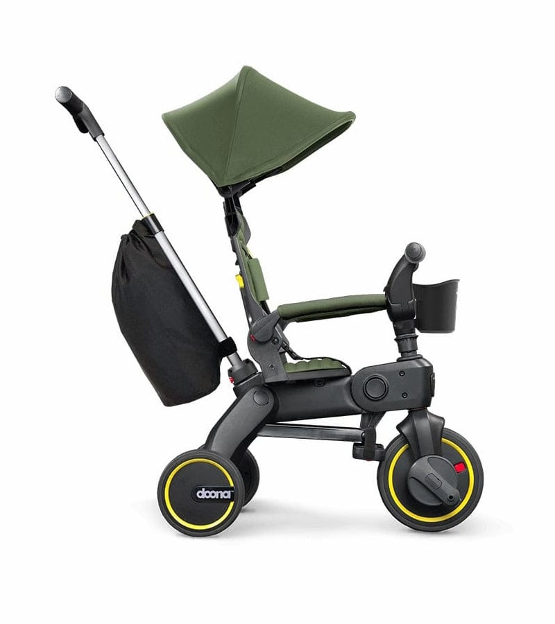 Doona Liki Trike S3 + Liki Helmet Bundle - Desert Green / Black - SP530-99-042-003-HELMET