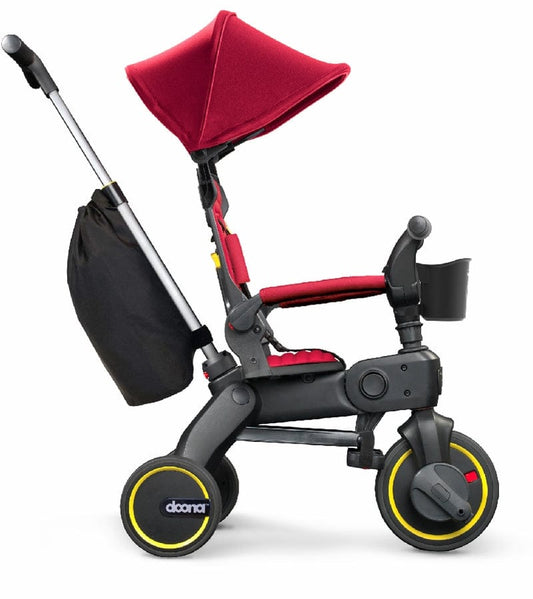 Doona Liki Trike S3 + Liki Helmet Bundle - Flame Red / Black - SP530-99-131-003-HELMET