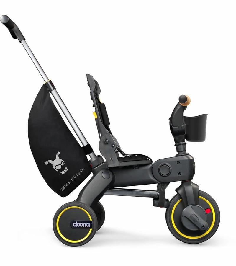 Doona Liki Trike S5 + Liki Helmet Bundle - Nitro Black / Black - SP550-99-033-003-HELMET