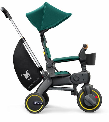 Doona Liki Trike S5 + Liki Helmet Bundle - Racing Green / Black - SP550-99-032-003-HELMET