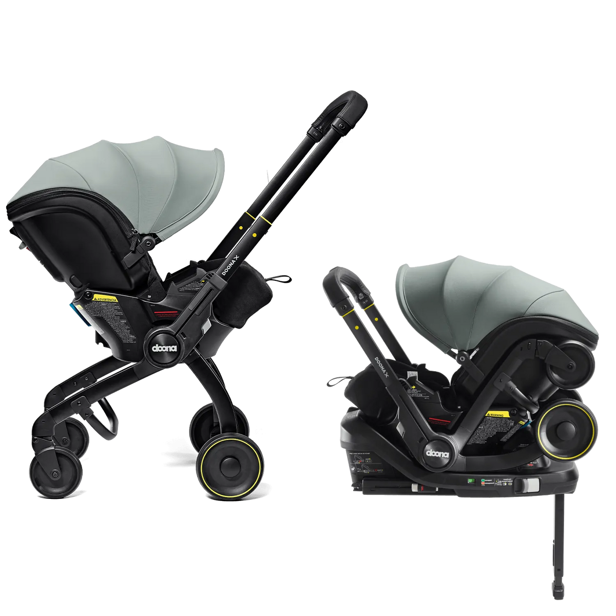 Doona X Infant Car Seat & Stroller - Dusty Sage