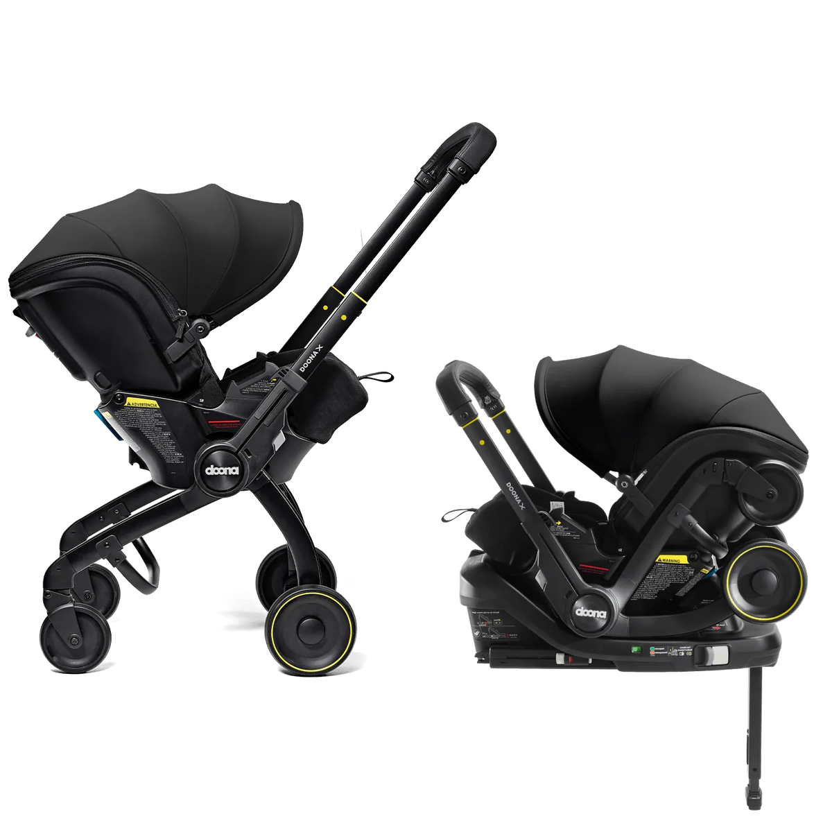 Doona X Infant Car Seat & Stroller - Nitro Black