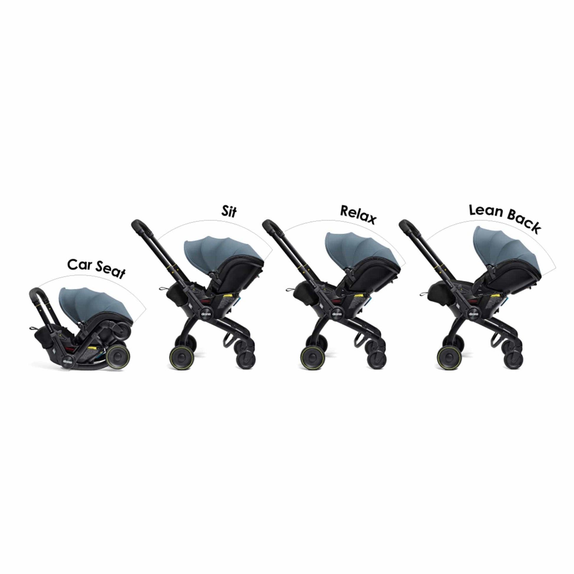 Doona X Infant Car Seat Stroller & Latch Base, Ocean Blue