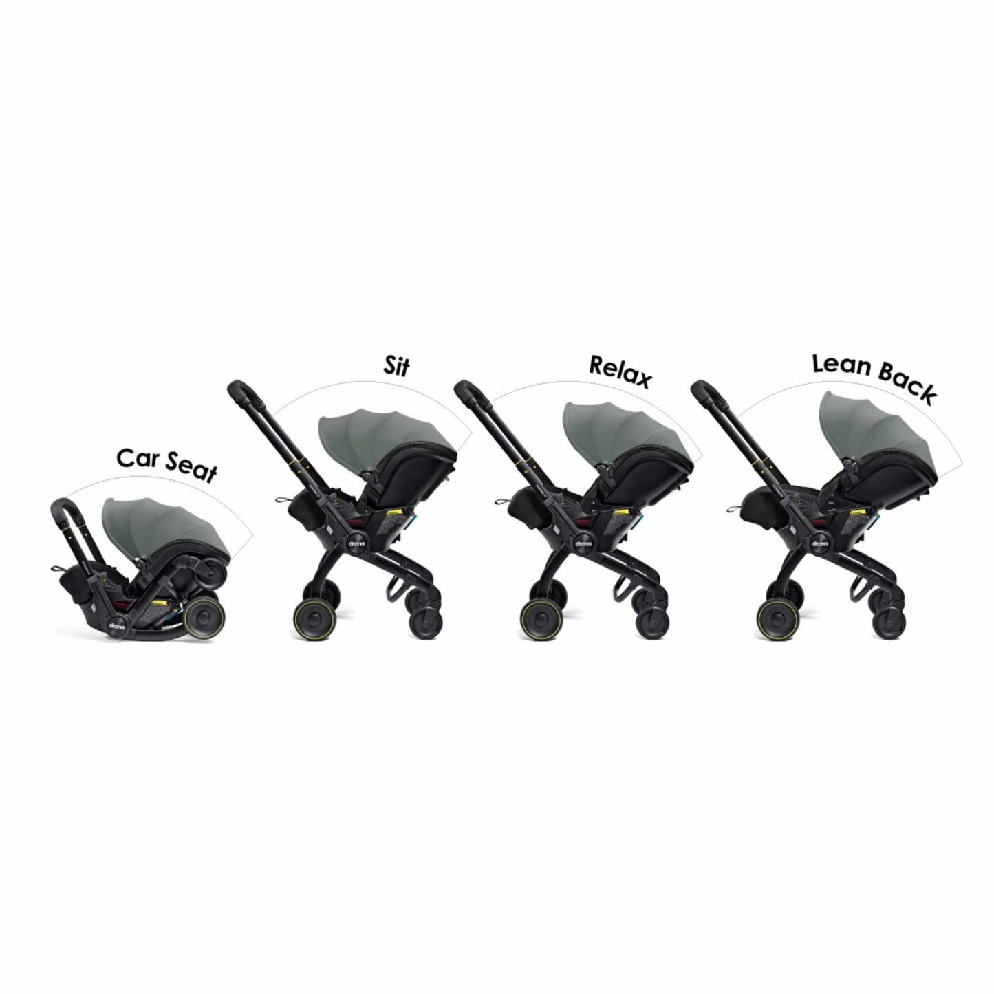 Doona X Infant Car Seat & Stroller - Slate Green - SP450-10-047-003