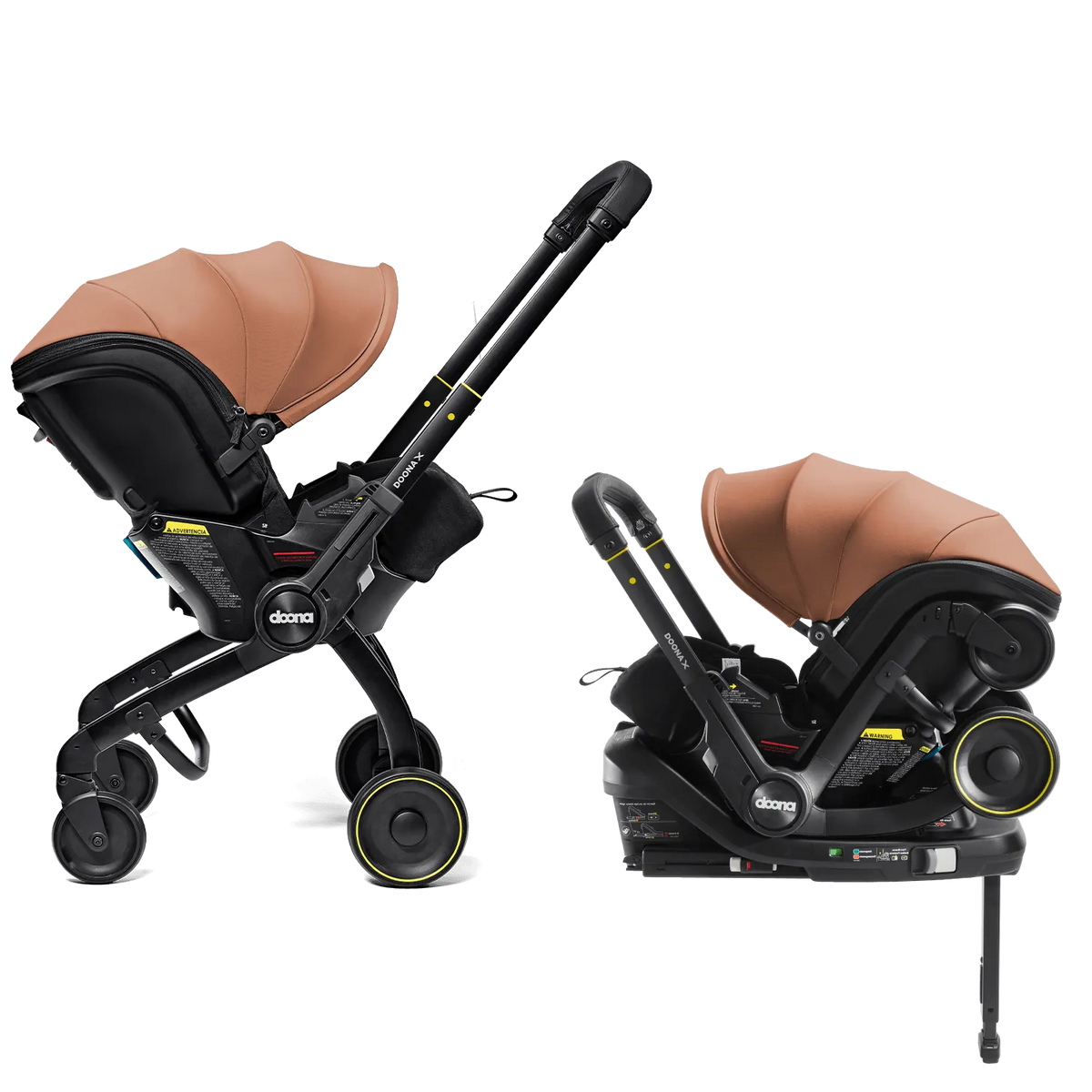 Doona X Infant Car Seat & Stroller - Terracotta