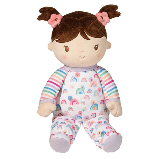 Douglas Isabelle Rainbow Stripe Doll - 6530-DCO