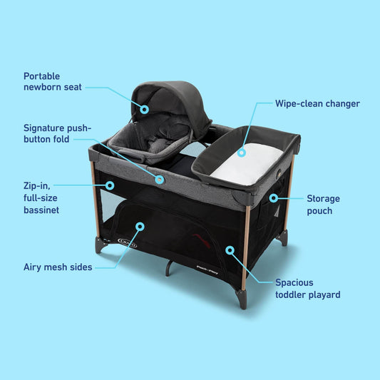 Graco Pack n' Play Close2Baby Seat Lux Playard - Milan - 2224033