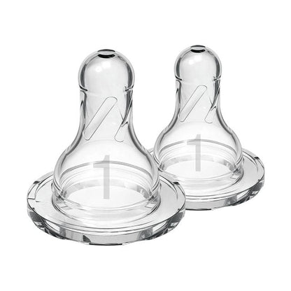 Dr. Brown's Level-1 Standard Neck Nipple, 2-Pack - 302-P3