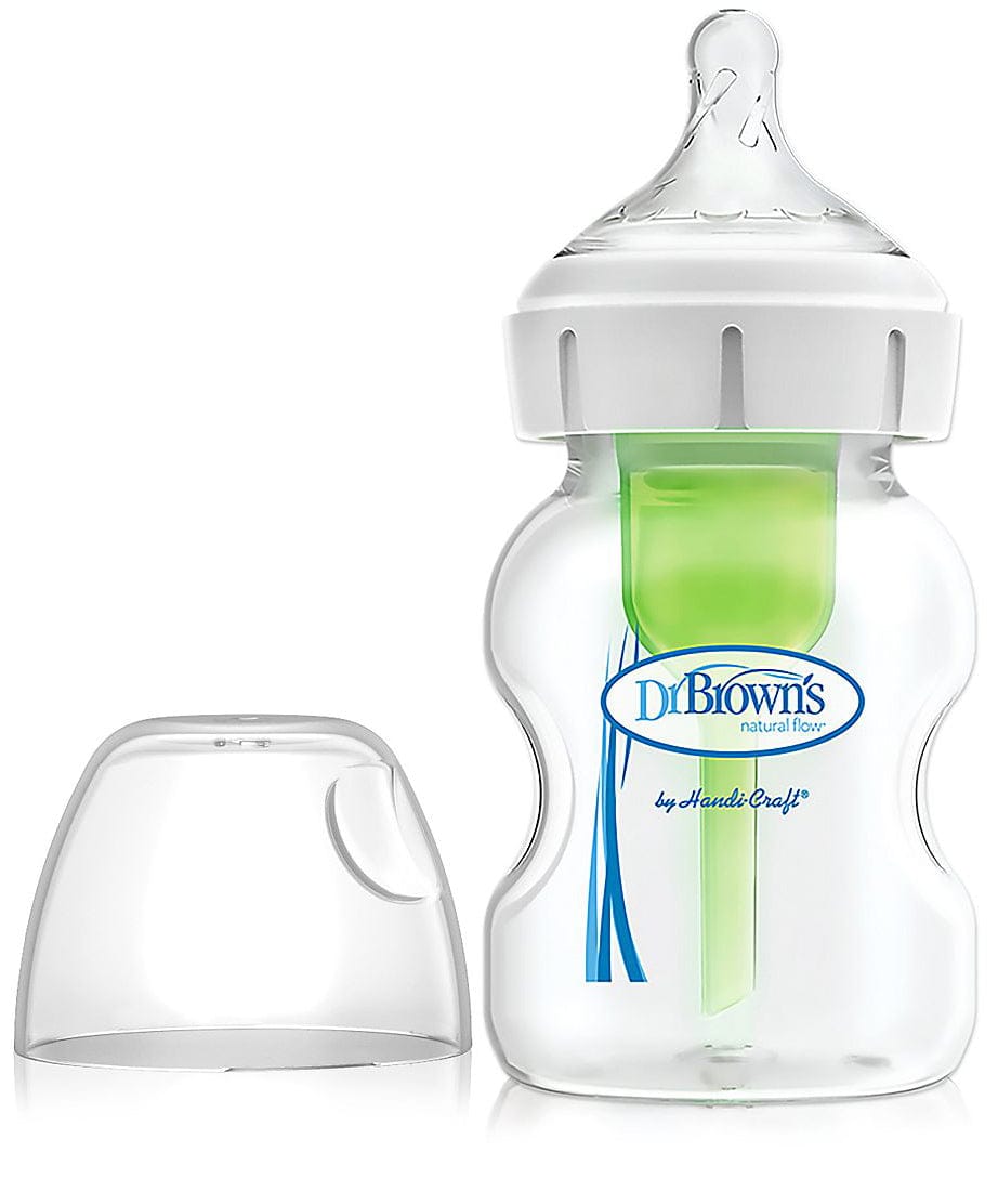 Dr. Brown's Options+ Wide-Neck Baby Bottle, 5 oz - WB51600-P4