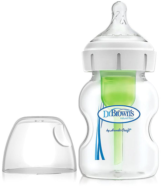 Dr. Brown's Options+ Wide-Neck Baby Bottle, 5 oz - WB51600-P4