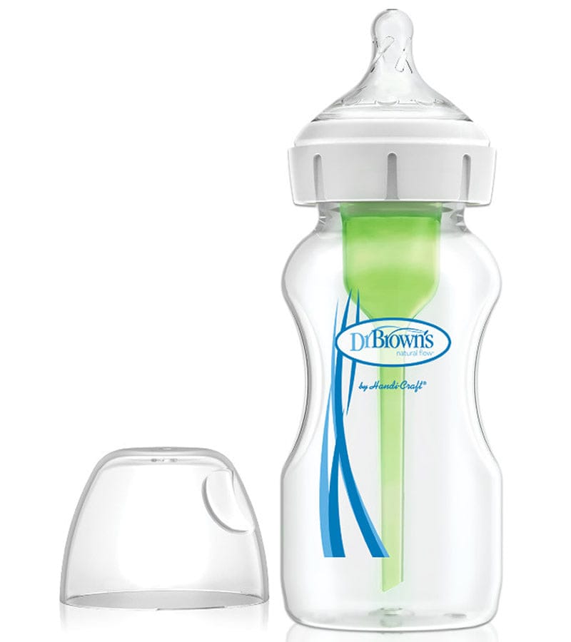 Dr. Brown's Options+ Wide-Neck Baby Bottle, 9 oz - WB91600-P4