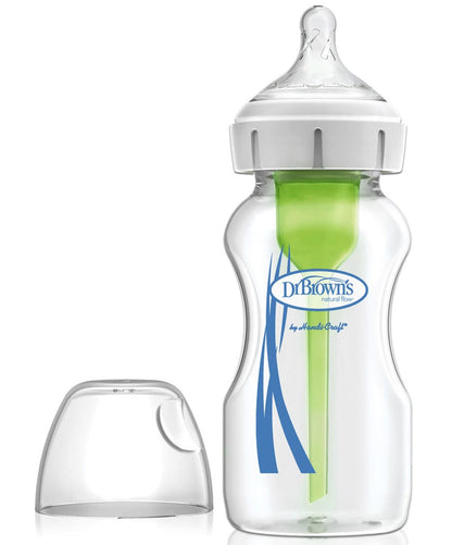 Dr. Brown's Options+ Wide-Neck Glass Bottle, 9 oz - WB91700-P4