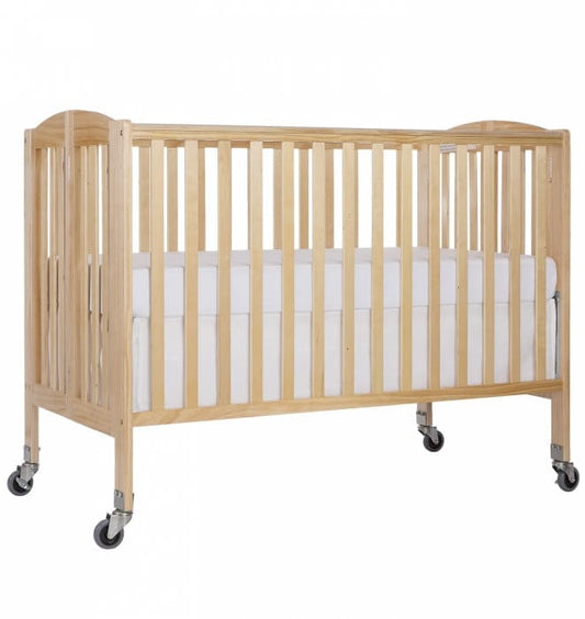 Dream On Me Folding Full Size Convenience Crib - Natural - 672-N