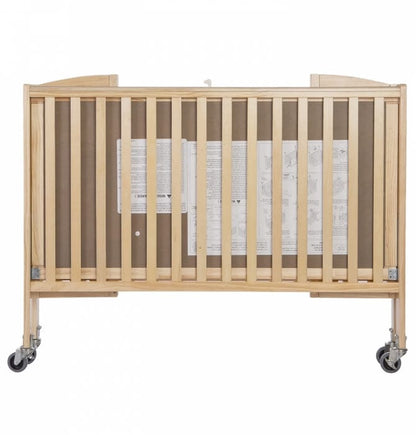 Dream On Me Folding Full Size Convenience Crib - Natural - 672-N