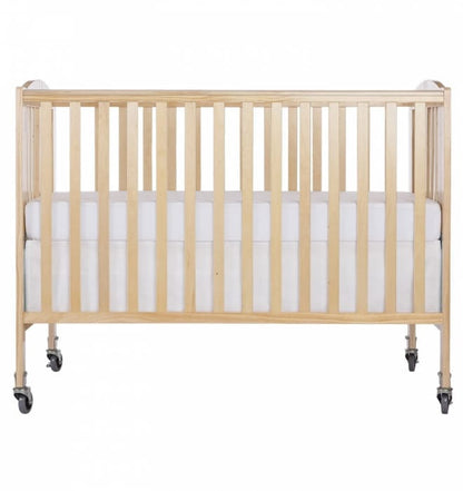 Dream On Me Folding Full Size Convenience Crib - Natural - 672-N