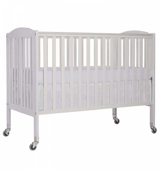 Dream On Me Folding Full Size Convenience Crib - White - 672-W