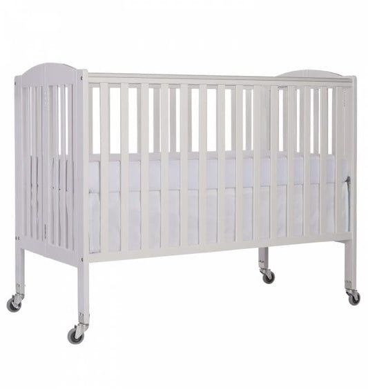 Dream On Me Folding Full Size Convenience Crib - White - 672-W
