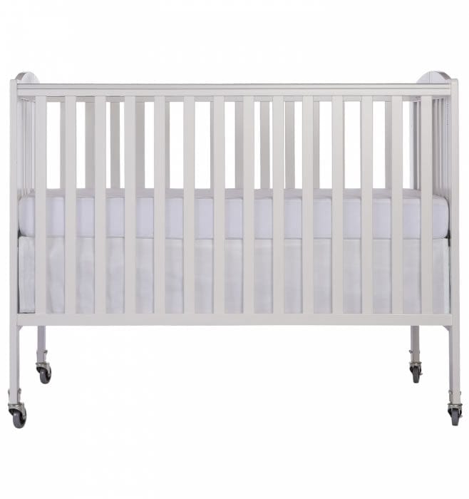 Dream On Me Folding Full Size Convenience Crib - White - 672-W