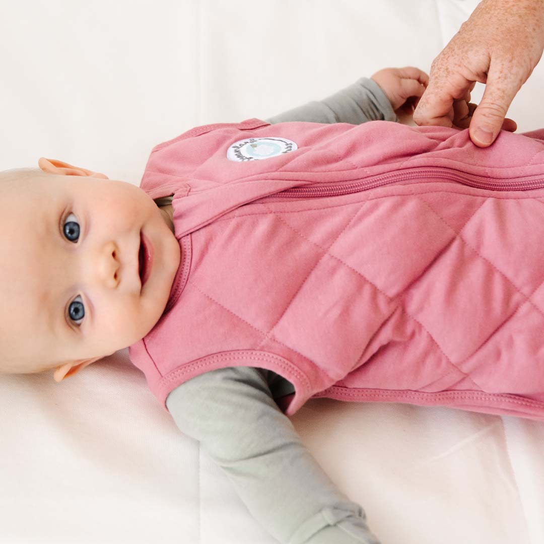 Dreamland Baby Dream Weighted Sleep Sack - Dusty Rose, 6-12 months - DBMED-PINK-FALL