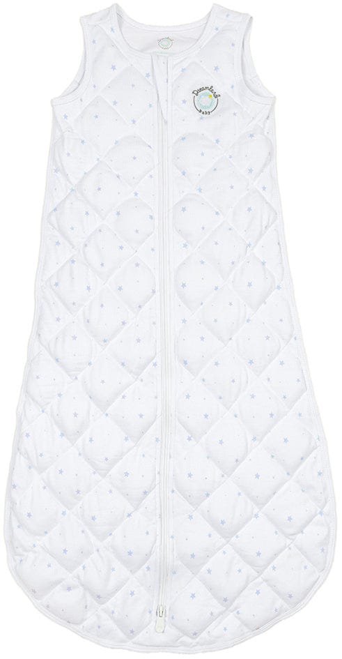 Dreamland Baby Dream Weighted Sleep Sack - White w/ Blue Stars, 12-24 months - DBLG-BLUE