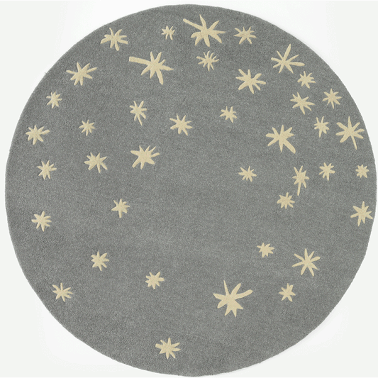 DwellStudio Galaxy Dusk Round Rug - 5 FT
