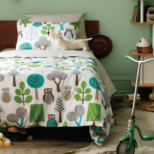 DwellStudio Owls Sky Twin Duvet Set - K1020-55-23