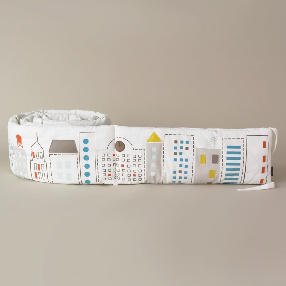 DwellStudio Skyline Light Blue Bumper - B521-70-18