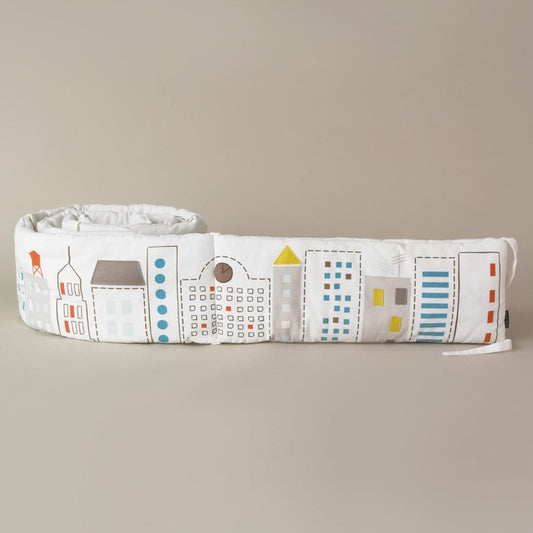 DwellStudio Skyline Light Blue Bumper - B521-70-18