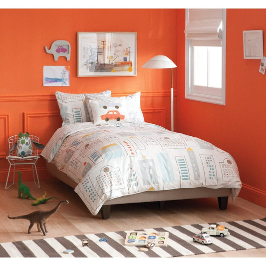 DwellStudio Skyline Light Blue Full Duvet Set - K1120-70-18