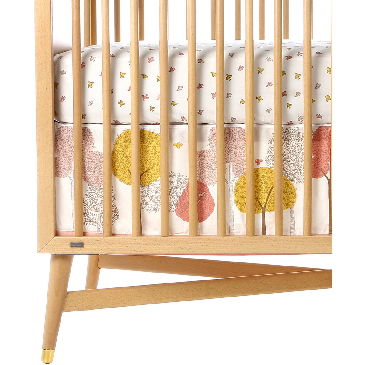 DwellStudio Treetops Canvas Crib Skirt - B921-118-24
