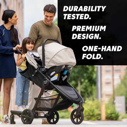 Baby Jogger City Mini GT3 Travel System - Frosted Ivory - 2232243