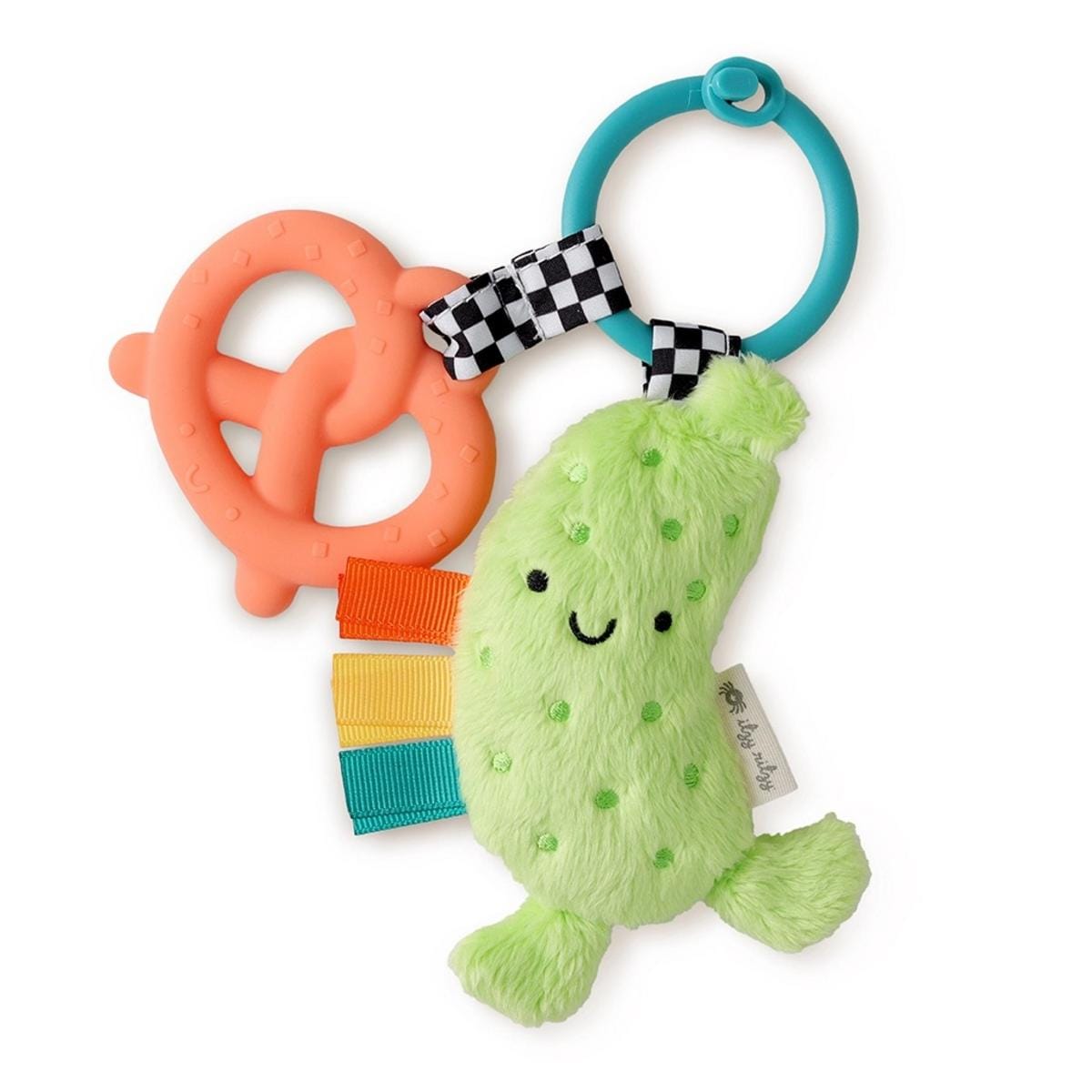 Itzy Ritzy Itzy Pal Plush Pal with Silicone Teether - Pickle - 302701838