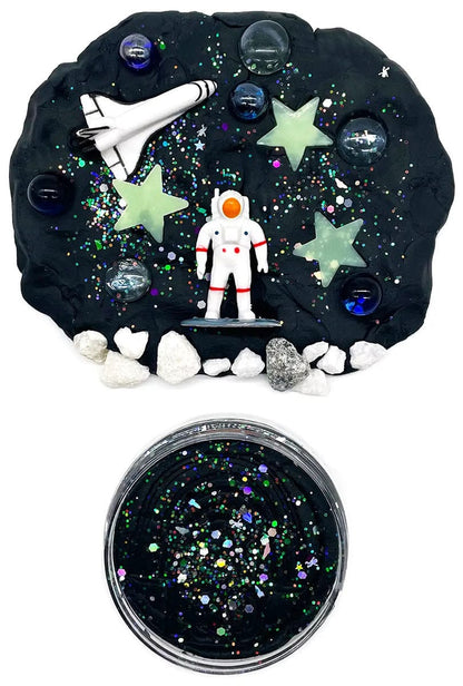 Earth Grown KidDoughs Play Dough-To-Go Jar - Space (Scented) - USPACEPK