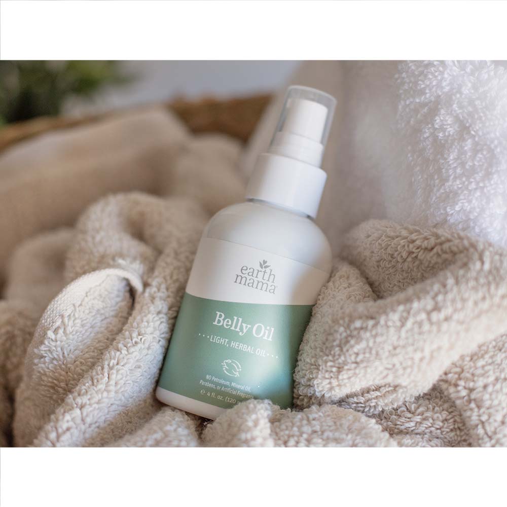 Earth Mama Belly Oil, 4oz - 10-244