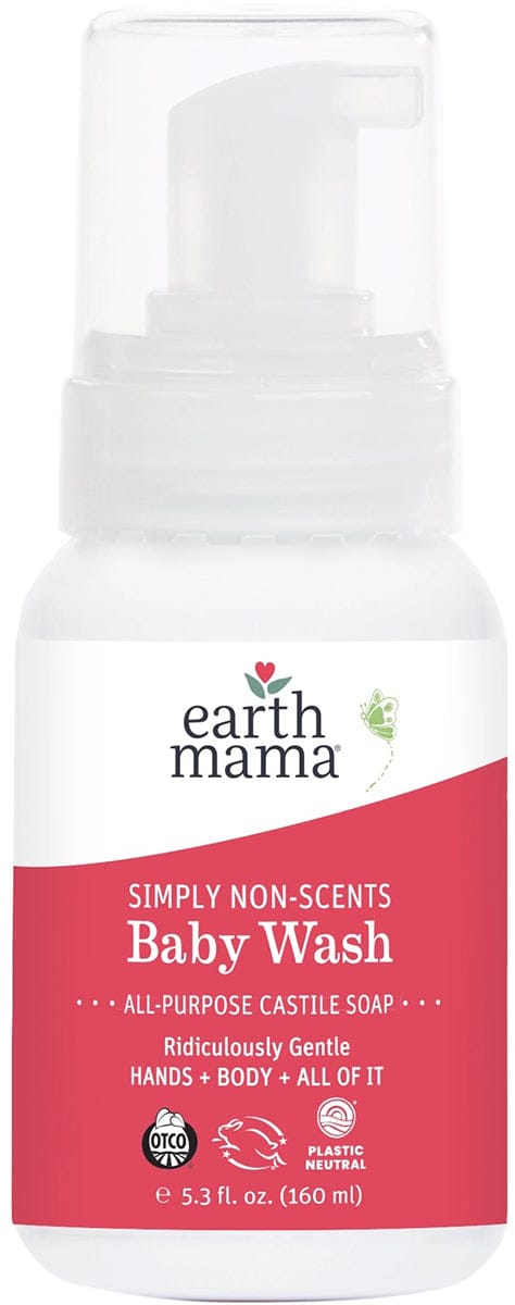 Earth Mama Non-Scents Super Stars Baby Wash and Lotion Bundle - 10-467