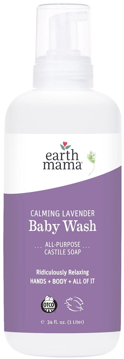 Earth Mama Ridiculously Relaxing Lavender Baby Wash and Lotion Bundle - 10-469