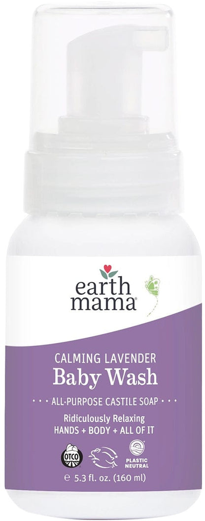 Earth Mama Ridiculously Relaxing Lavender Baby Wash and Lotion Bundle - 10-469