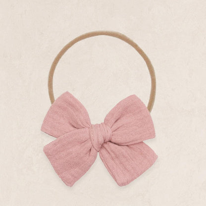 Lou Lou & Company Adventure Bow Headband - Mauve Pink
