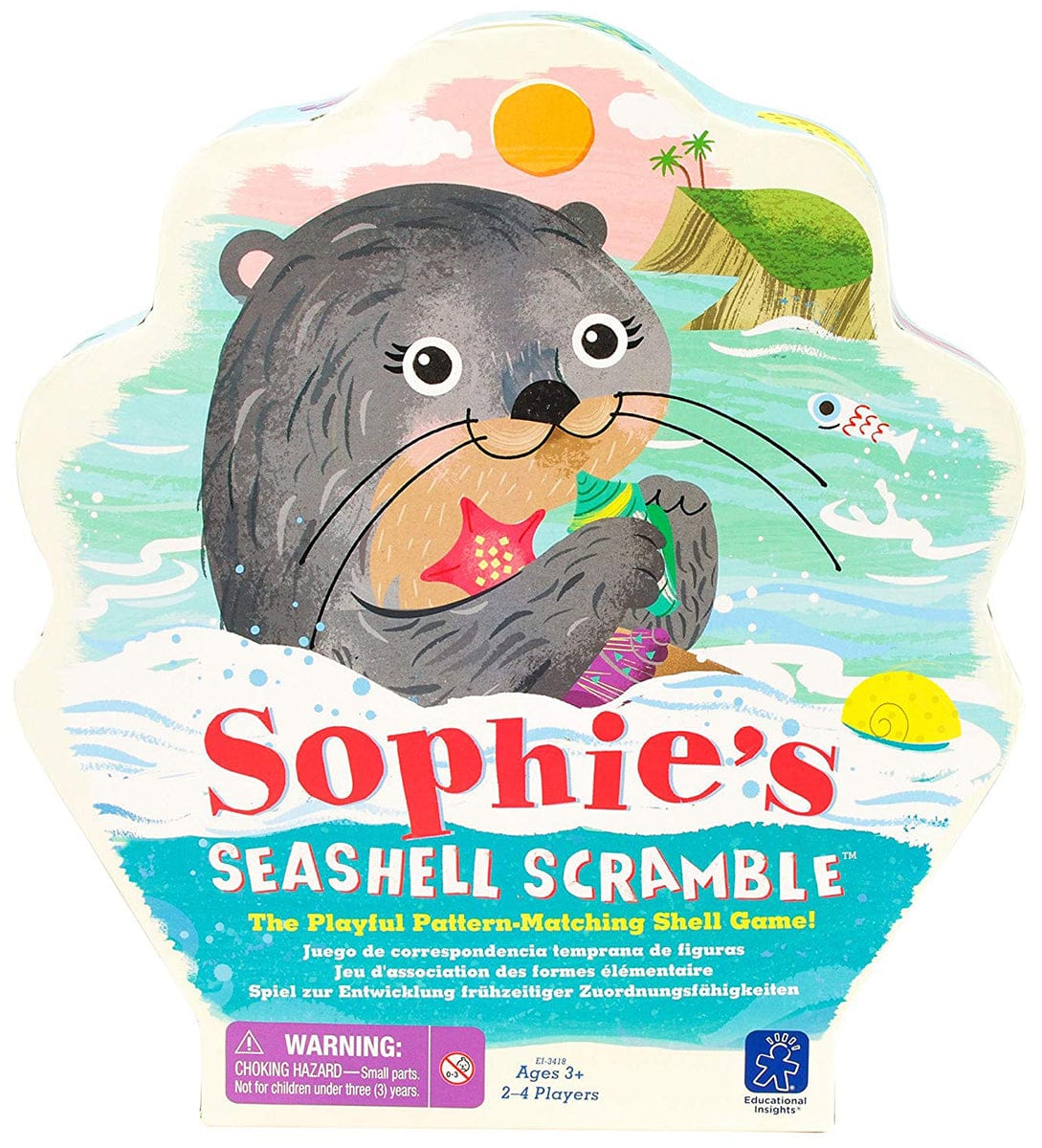 Educational Insights Sophie's Seashell Scramble Game - 86002034182