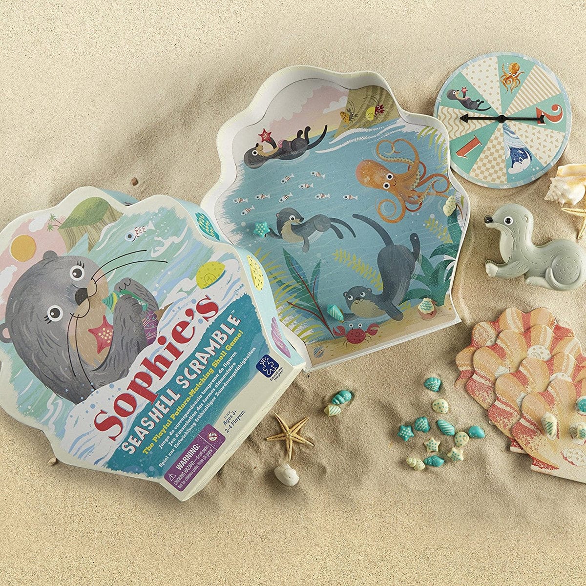 Educational Insights Sophie's Seashell Scramble Game - 86002034182