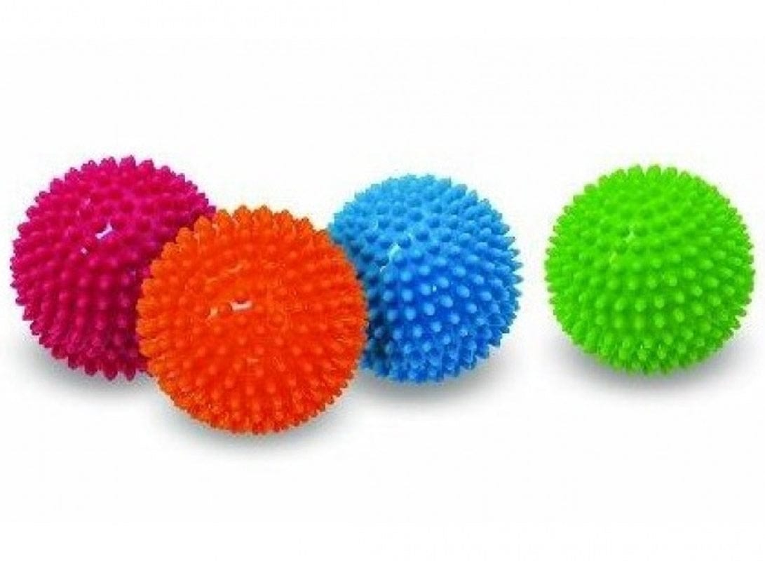 Edushape Sensory Opaque 4" Balls, 4-Pack