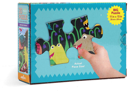 eeBoo 20 Piece Big Puzzle - Dinosaur Friends - PZDOF