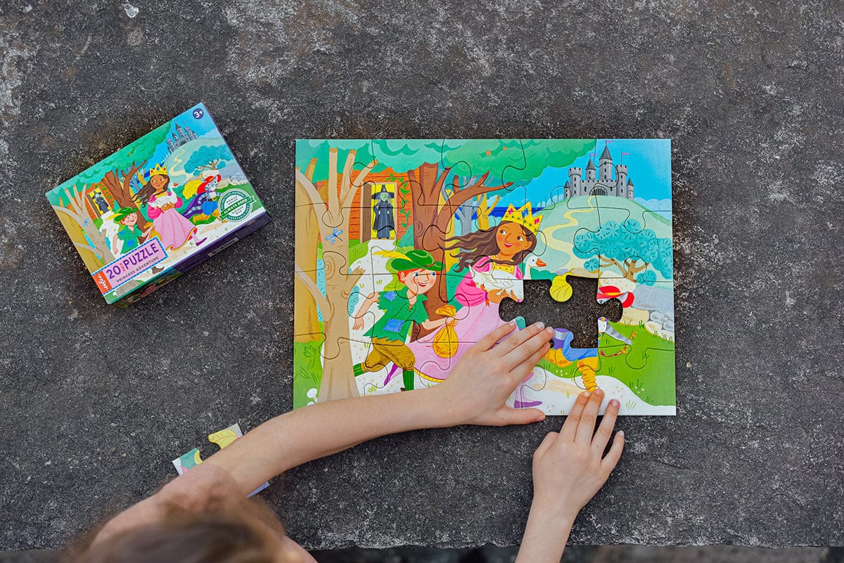 eeBoo 20 Piece Big Puzzle - Princess Adventure - PZPAV