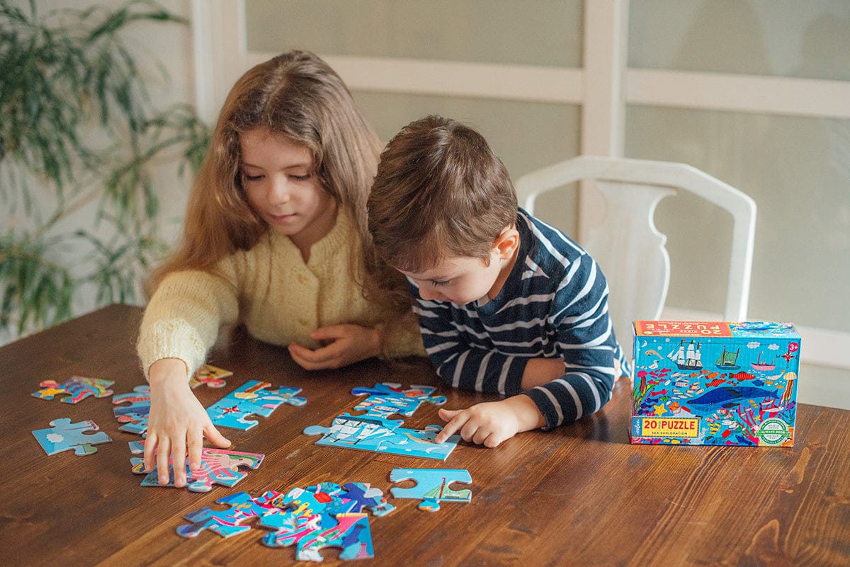 eeBoo 20 Piece Big Puzzle - Sea Exploration - PZSPL