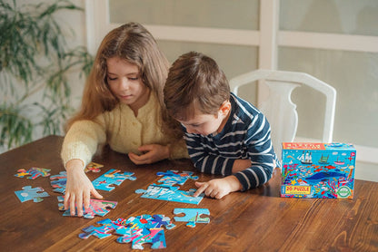 eeBoo 20 Piece Big Puzzle - Sea Exploration - PZSPL
