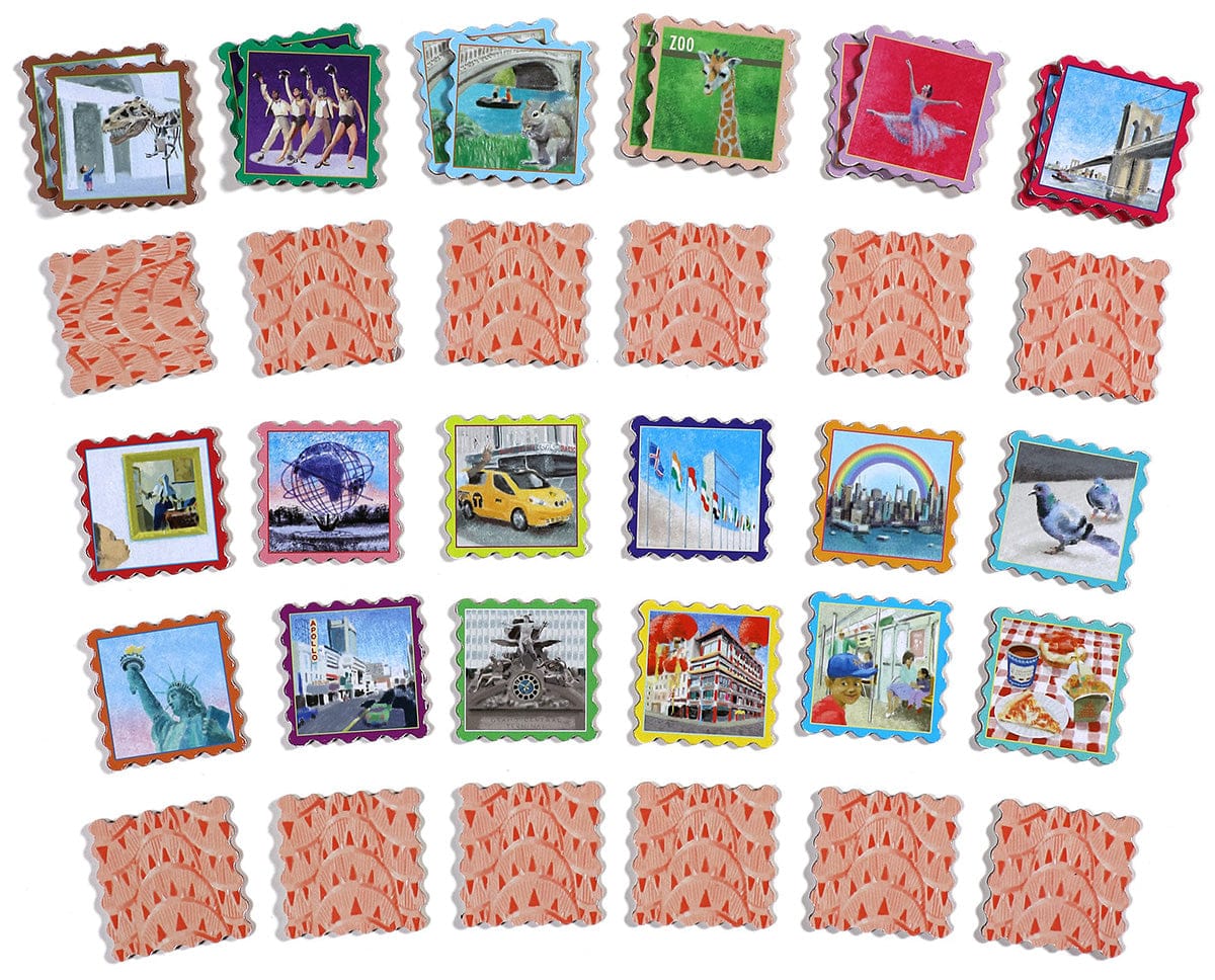 eeBoo Little Memory & Matching Game - New York City - LGNYC