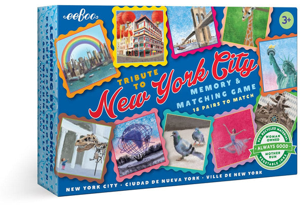 eeBoo Little Memory & Matching Game - New York City – Albee Baby