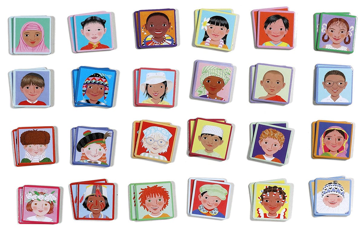 eeBoo Memory & Matching Game - I Never Forget a Face - MGFAC3