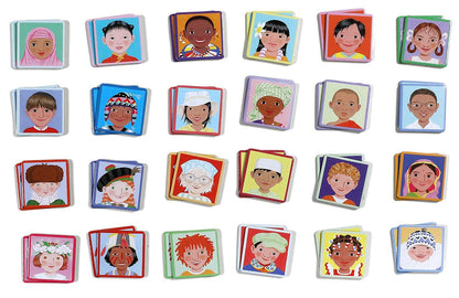 eeBoo Memory & Matching Game - I Never Forget a Face - MGFAC3